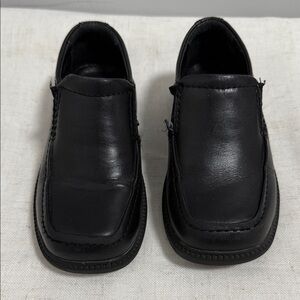 Umi black leather slip-on loafers for boys/kids size 27 (10)